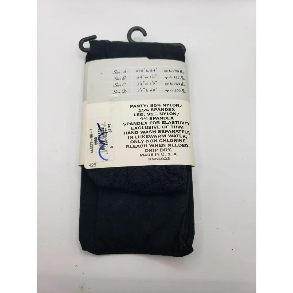 Old Navy Clothing Black Lightweight Control Top Tights‎ Size A